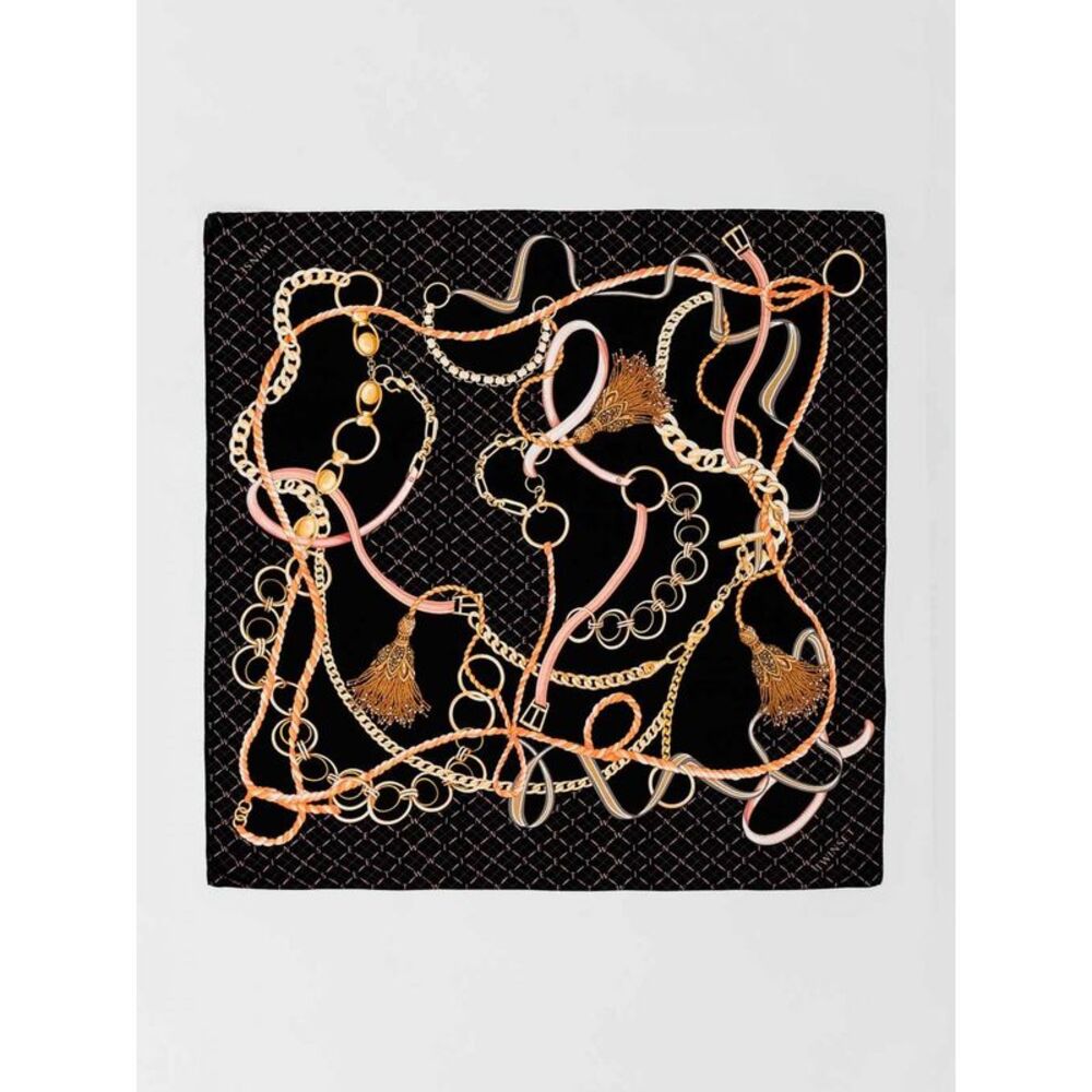 Twinset Scarf Woman Black - Picture 3 of 3